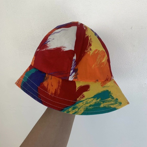 Vintage Banash of boston multi color bucket hat small one size - Picture 2 of 7